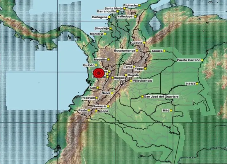 Colombia es uno de los países de la región con mayor presencia de sismos. FOTO: Tomada del X del SGC