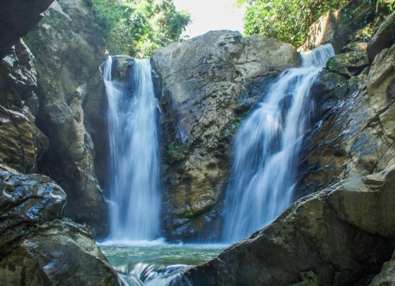 Segundo nivel de la Cascada del Oro. Foto: Cristina Rodriguez. 
