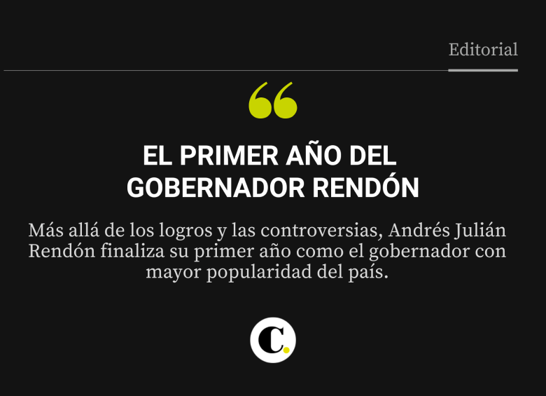 El primer año del gobernador Rendón 