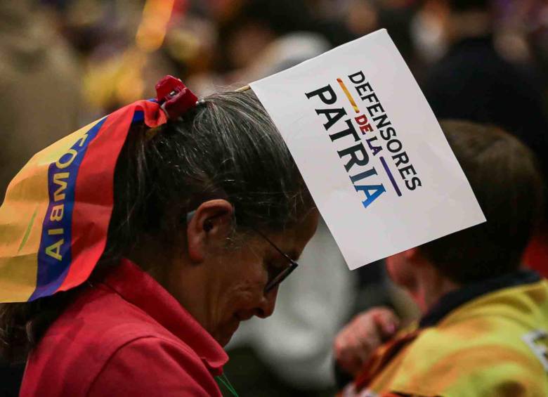 El movimiento Defensores de la Patria, que recolectó casi dos millones de firmas válidas, busca ser un partido. FOTO: Cristian Bayona. Colprensa