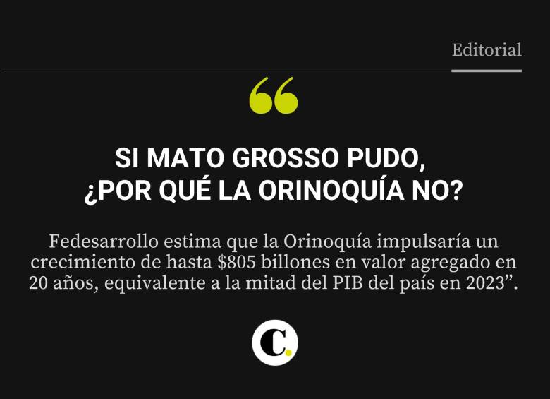 Si Mato Grosso pudo, ¿por qué la Orinoquía no?