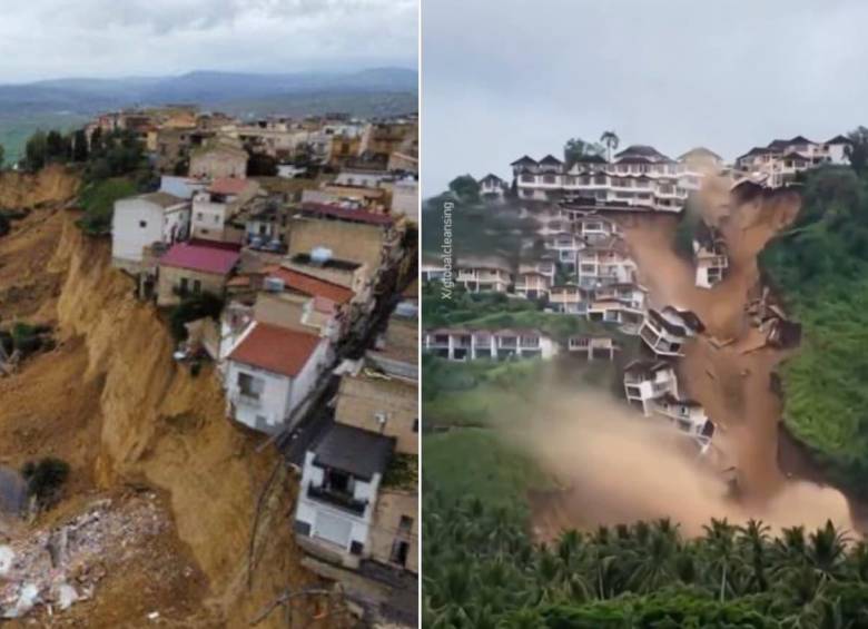 Estas fueron las afectaciones que dejó el ciclón Harry en Sicilia, Italia. FOTOS: capturas de video