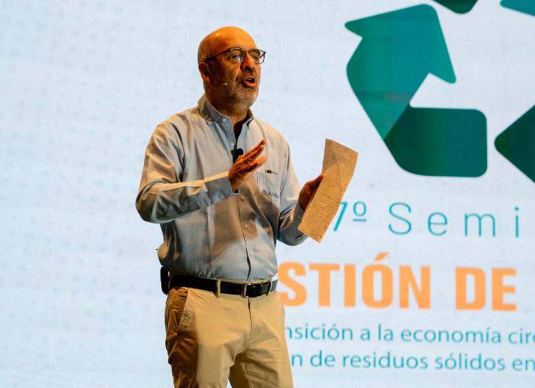 Camilo Sánchez, presidente de Andesco, sostuvo que los recursos no les están llegando a los recicladores. FOTO cortesía Andesco