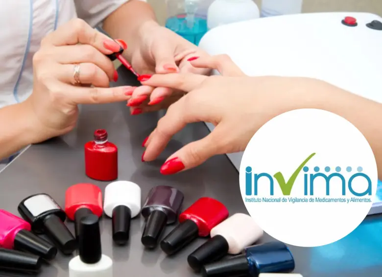 En un movimiento sin precedentes por la seguridad del consumidor, el Invima prohibió la comercialización de más de 130 referencias de esmaltes semipermanentes en Colombia. FOTO: Freepik e Invima