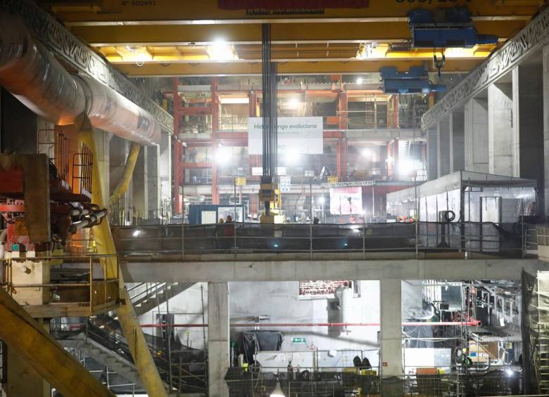 En la casa de máquinas las obras avanzan con acelerador a fondo.