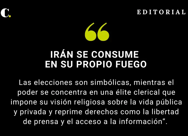 Irán se consume en su propio fuego