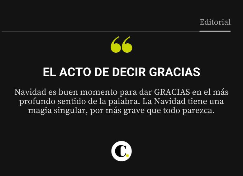 El acto de decir Gracias