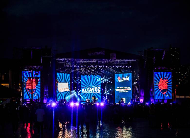 La entrada a los eventos de Altavoz es gratuita. Este fin de semana se realizarán las semifinales del festival. Foto: EL COLOMBIANO.