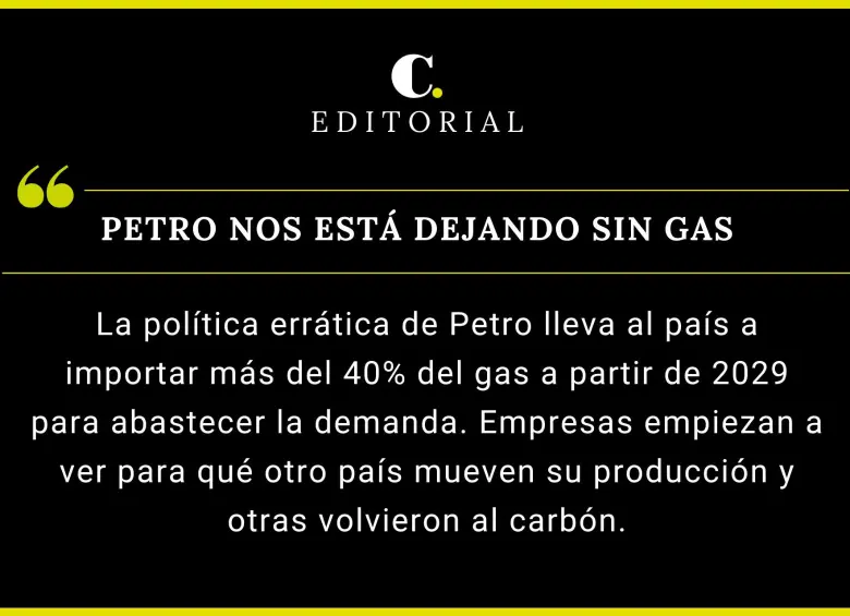 Petro nos está dejando sin gas