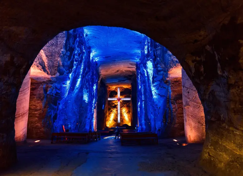 La Catedral de Sal de Zipaquirá, en Cundinamarca. Foto: El Colombiano / depositphotos