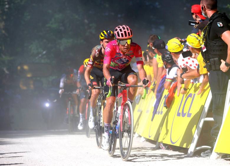 El pedalista de Urrao, Rigoberto Urán, es uno de los representantes colombianos en el Tour de Francia. FOTO: GETTY