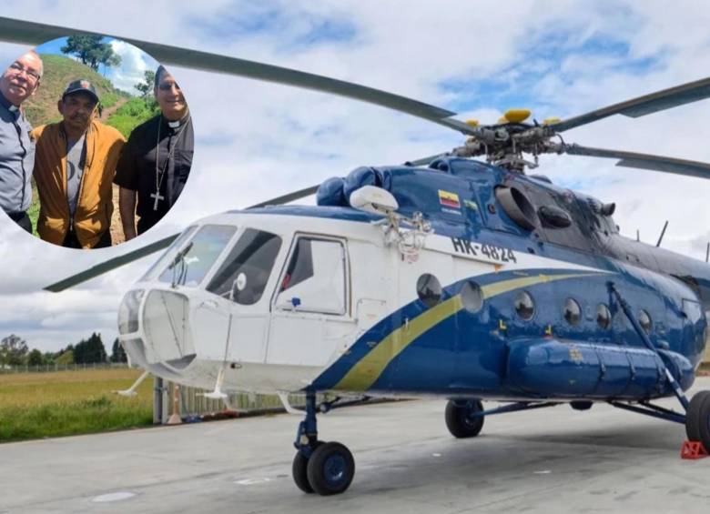 Se trata de un helicóptero civil de la compañía privada Helistar, que aunque no cuenta con los sellos del Comité Internacional de la Cruz Roja a diferencia de otras operaciones humanitarias. FOTO: helistaraviacion.com y @epicopadocol