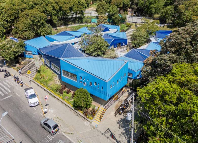 Así quedó el nuevo espacio de atención de niños en esta zona del occidente de Medellín. FOTO: Cortesía