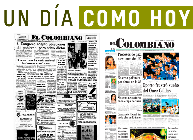 Un día como hoy, 13 de diciembre