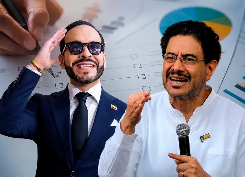 Abelardo de la Espriella e Iván Cepeda se disputan la presidencia. Foto: GETTY y Colprensa