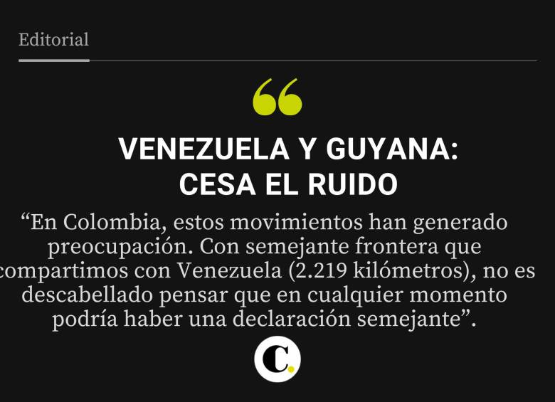 Venezuela y Guyana: cesa el ruido