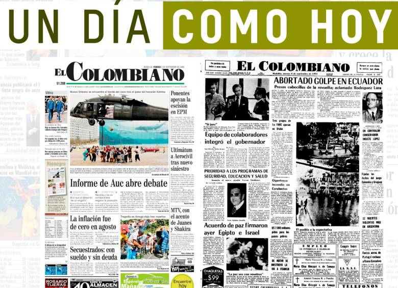 Un día como hoy 2 de septiembre