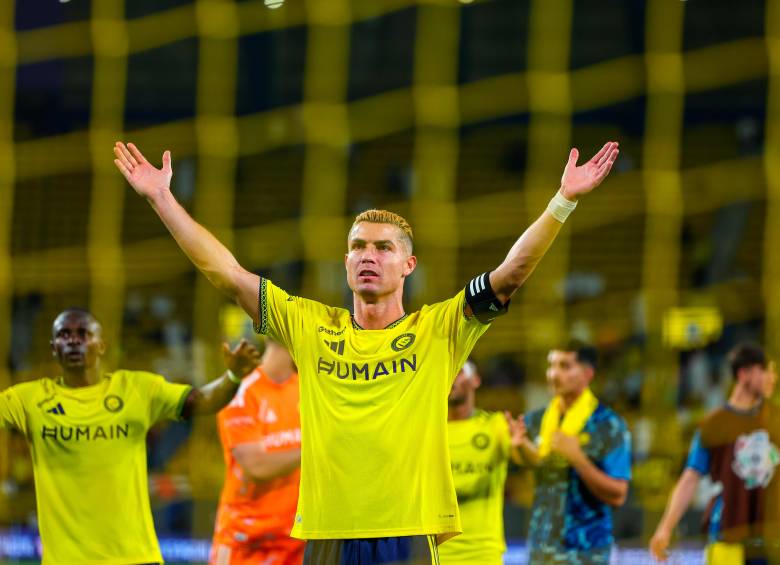 El “Bicho” celebrando su gol número 980. FOTO: GETTY