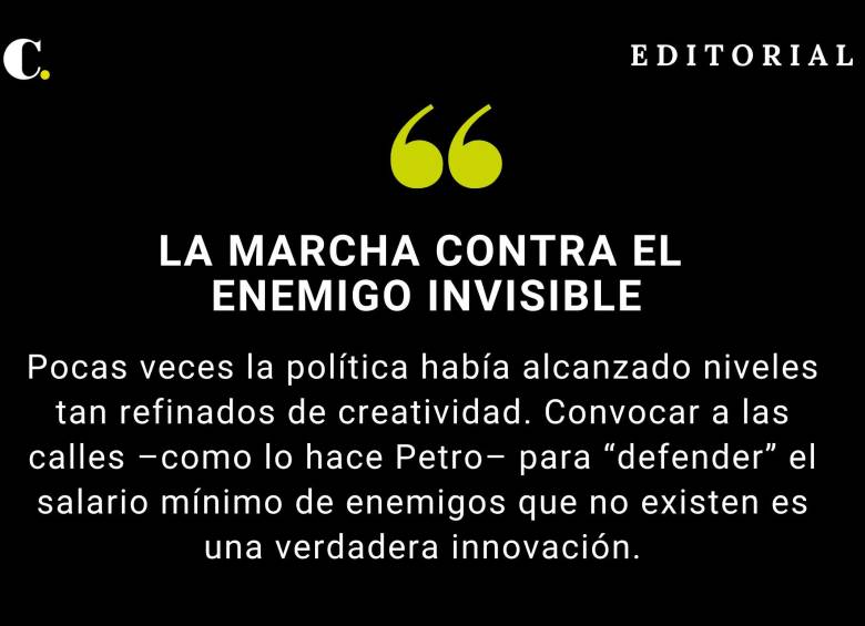 La marcha contra el enemigo invisible