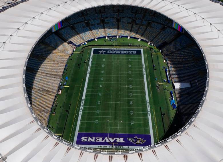 La NFL llega al Maracaná, uno de los míticos recintos del fútbol. FOTO: X Maracana