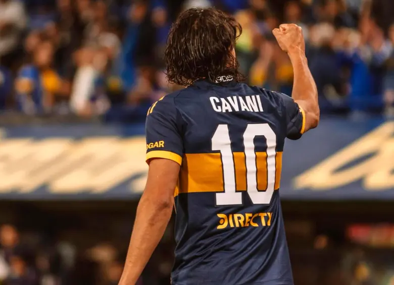 Edinson Cavani anotó 28 goles con Boca. FOTO: X ECavaniOfficial