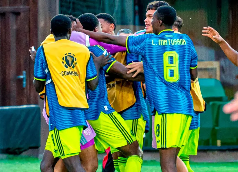El extremo colombiano José Escorcia, de 17 años, es una de las figuras de la Selección Colombia que el domingo jugará la final ante Argentina. Foto: FCF
