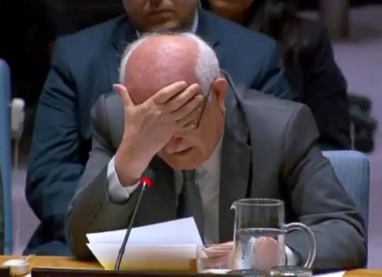 Riyad Mansour se pronució ante el Consejo de Seguridad sobre el drama que se vive en la Franja de Gaza a razón de los ataques de Israel. Foto: Captura de video