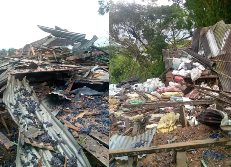 Seis hombres habrían llegado a la finca de la familia de su esposa, donde robaron el ganado y luego detonaron un artefacto. Foto: tomada de redes sociales.