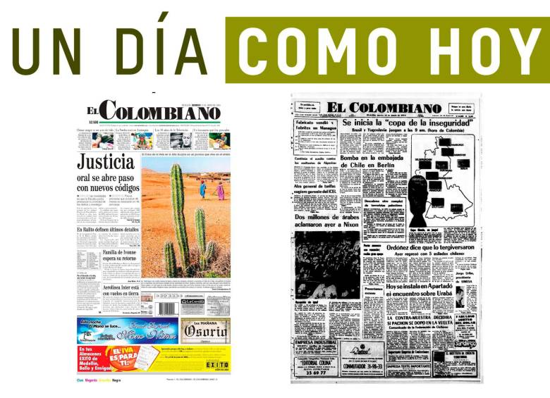 Un día como hoy 13 de junio