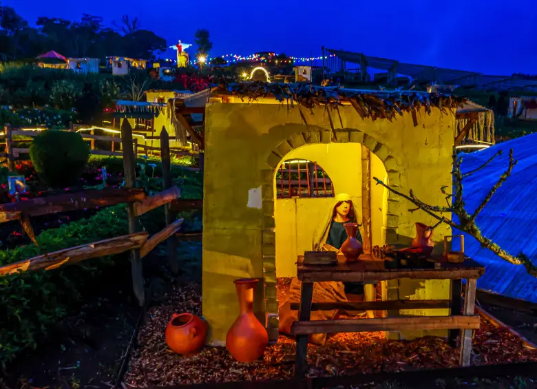 Un pesebre para caminar: así es el más grande de Antioquia