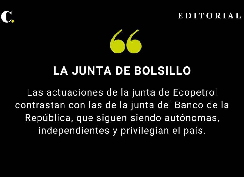 La junta de bolsillo