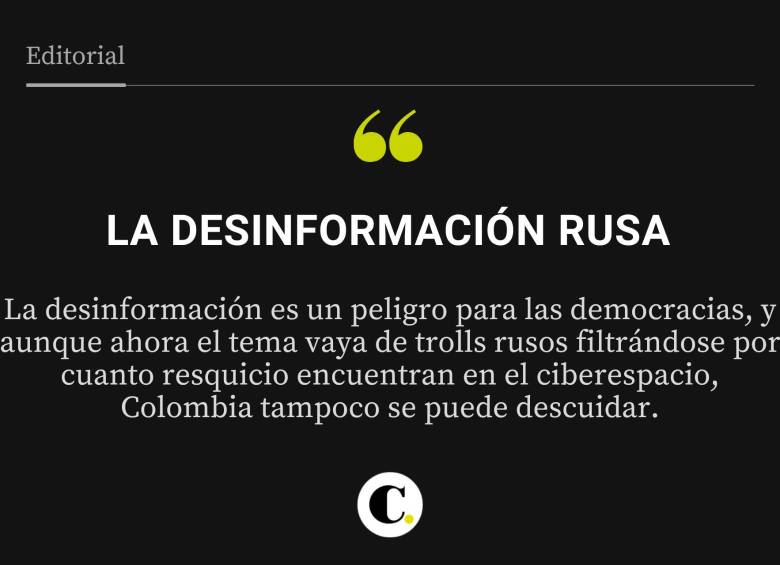 La desinformación rusa