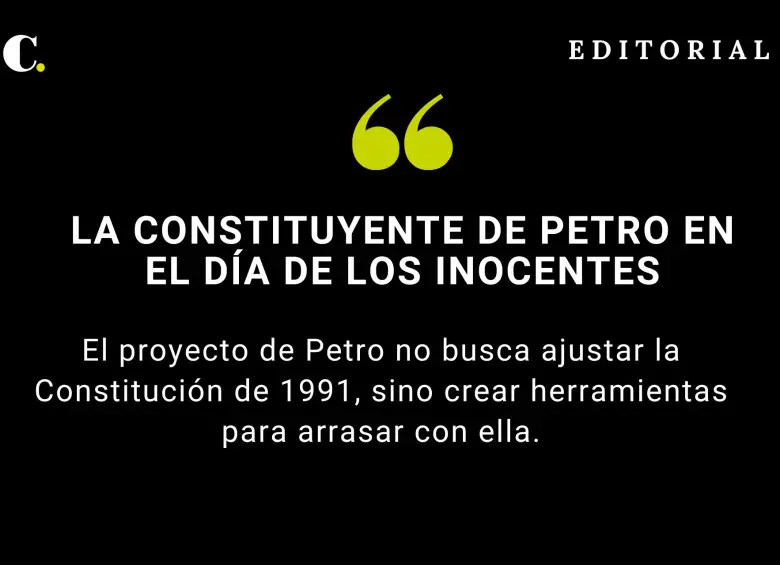 La Constituyente de Petro en el día de los inocentes