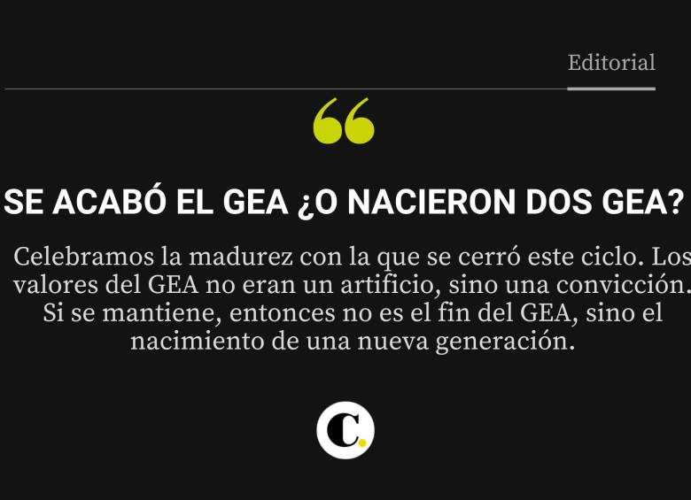 Se acabó el GEA ¿O nacieron dos GEA?