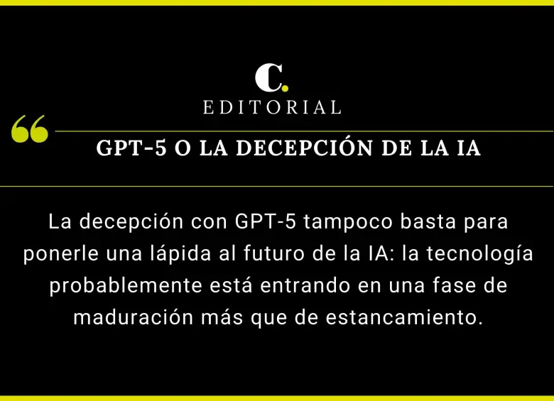 GPT-5 o la decepción de la IA