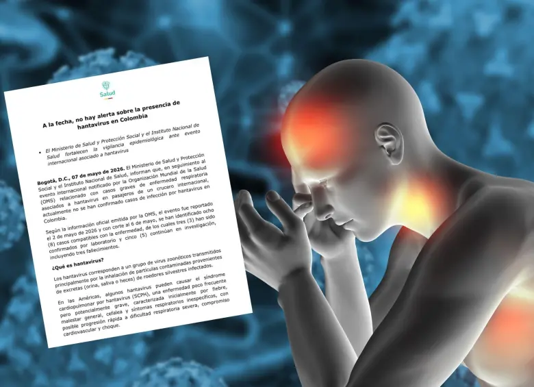 Comunicado del Ministerio de Salud sobre la alerta internacional por hantavirus. Foto: MinSalud / Magnific