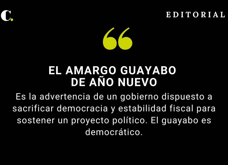 El amargo guayabo de año nuevo