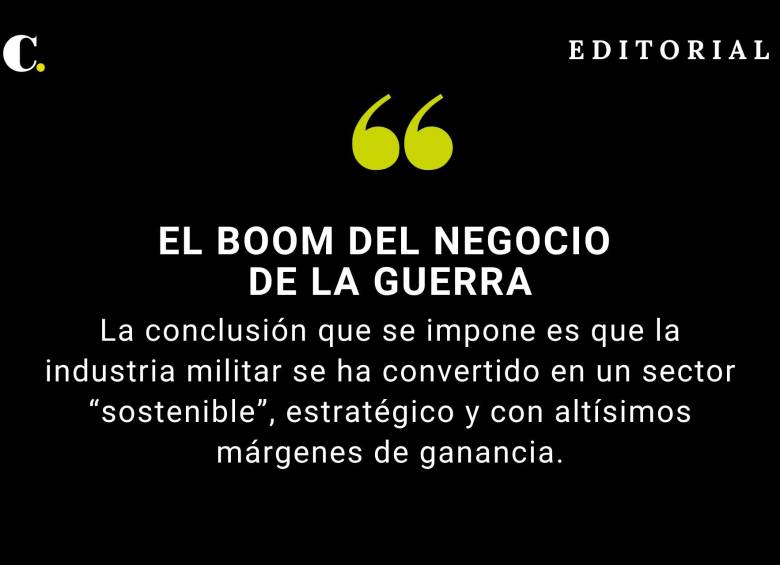 El boom del negocio de la guerra