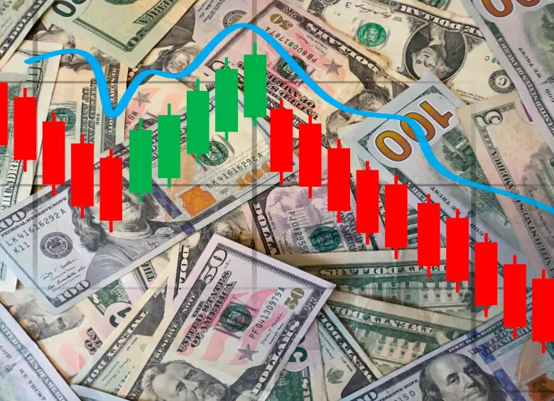 El dólar inició la jornada con una caída frente a la TRM y se mantuvo por debajo de los $3.350. FOTO GETTY.