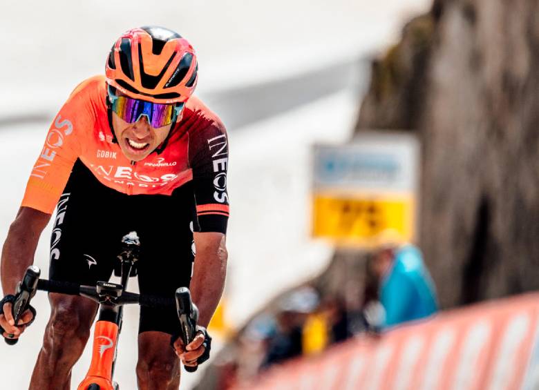 Egan Bernal suma esta temporada tres podios. FOTO AFP