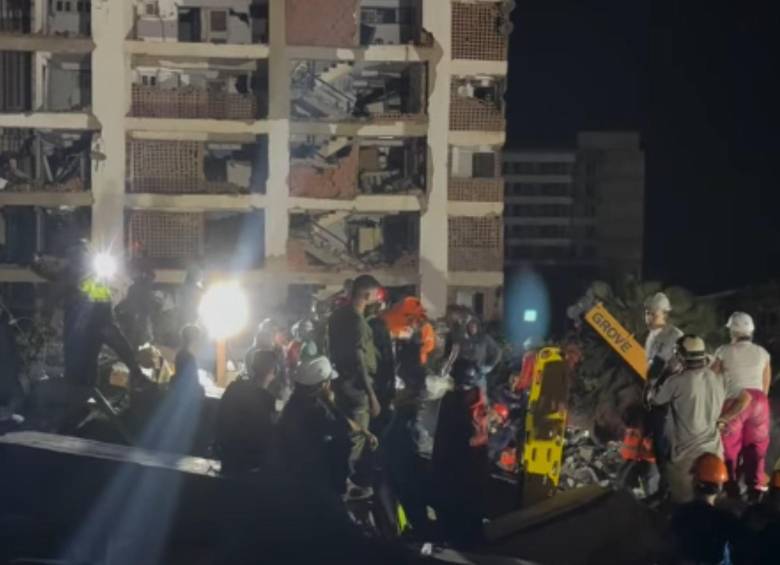 Hallazgo de posibles sobrevivientes reaviva la esperanza a un mes del terremoto en Venezuela. Foto: captura de pantalla de video, redes sociales @seircontreras