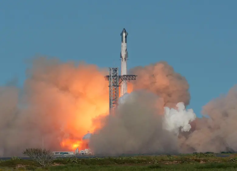 Starship vehículo de lanzamiento más grande y potente jamás construido. FOTO: Getty 