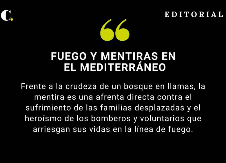 Fuego y mentiras en el Mediterráneo