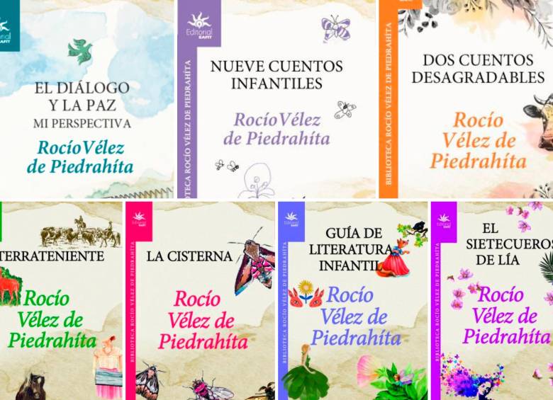 Estos son los libros que hacen parte de la colección de la Editorial Eafit y que se consiguen en librerías independientes de la ciudad. FOTOS Cortesía