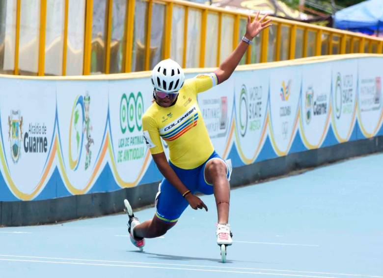Medallistas mundiales como Kollin Castro hacen parte de la Selección Colombia y ya iniciaron sus celebraciones alcanzando medallas de oro en las pruebas del Panamericano. FOTO CORTESÍA FEDEPATIN 