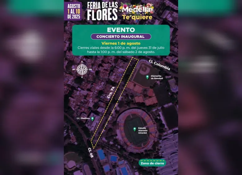 Este será el lugar donde se llevará a cabo el concierto inaugural. Foto: Alcaldía de Medellín