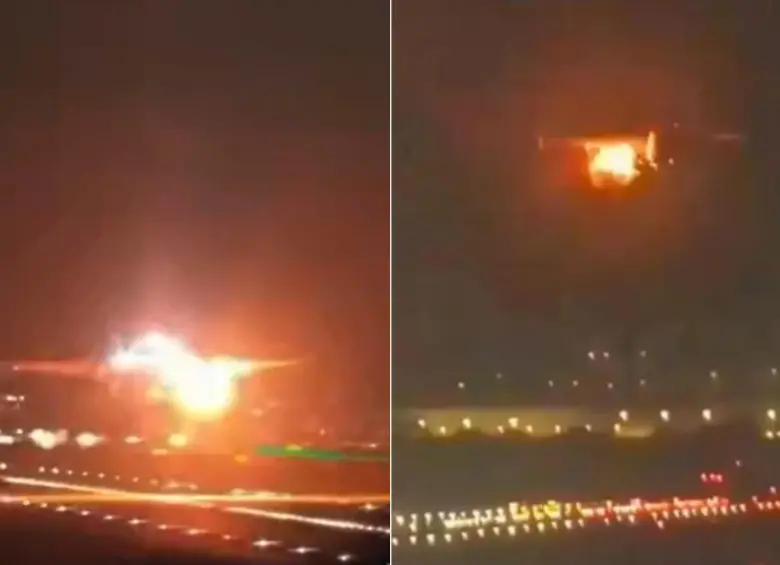 El avión pudo tocar tierra sin contratiempos técnicos adicionales, y los pasajeros fueron atendidos tras el pánico. FOTO: Captura de video de redes sociales @posted_news