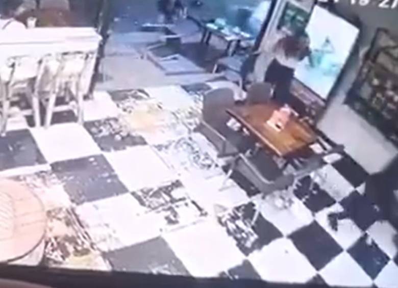 Autoridades investigan ataque con ácido en Génova, Quindío. FOTO: Captura de pantalla 