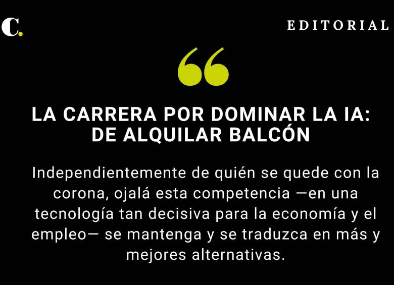 La carrera por dominar la IA: de alquilar balcón