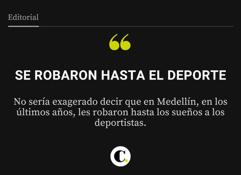 Se robaron hasta el deporte